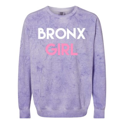 Bronx Ny Funny Gift Nyc New York Bronx Great Gift Colorblast Crewneck Sweatshirt