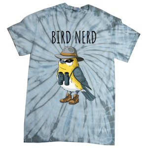 Bird Nerd Funny Bird Watching Birding Bird Lover Watcher Tie-Dye T-Shirt