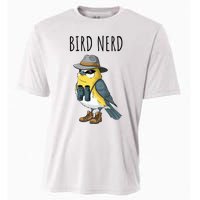 Bird Nerd Funny Bird Watching Birding Bird Lover Watcher Cooling Performance Crew T-Shirt