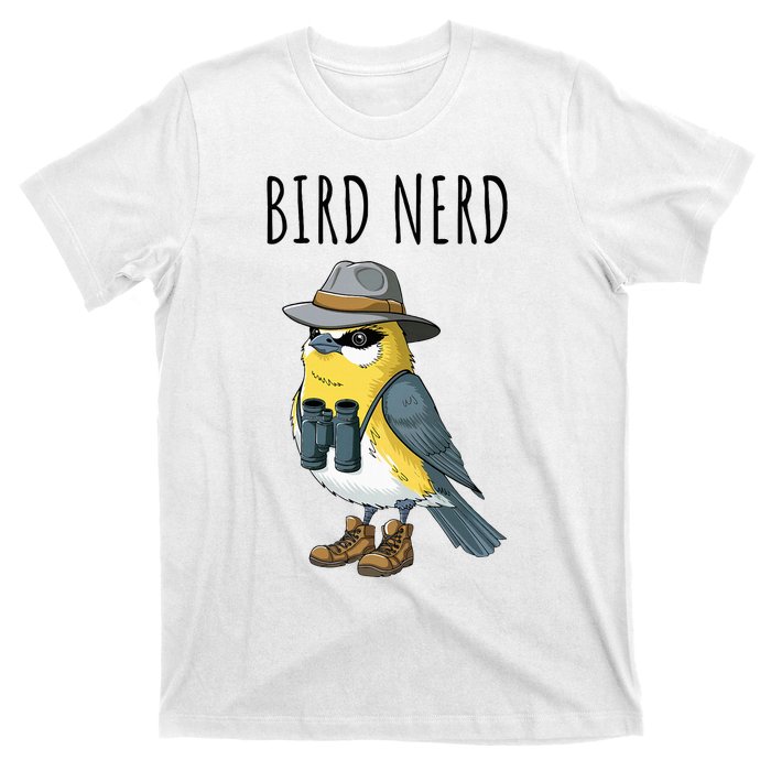 Bird Nerd Funny Bird Watching Birding Bird Lover Watcher T-Shirt