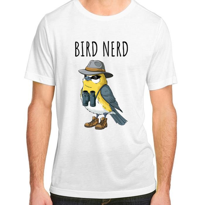 Bird Nerd Funny Bird Watching Birding Bird Lover Watcher Adult ChromaSoft Performance T-Shirt