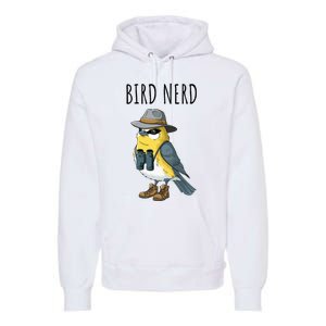 Bird Nerd Funny Bird Watching Birding Bird Lover Watcher Premium Hoodie