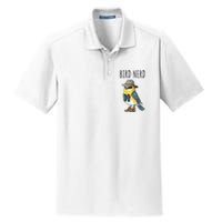 Bird Nerd Funny Bird Watching Birding Bird Lover Watcher Dry Zone Grid Polo