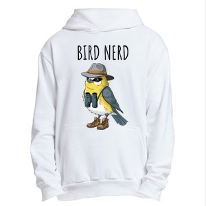 Bird Nerd Funny Bird Watching Birding Bird Lover Watcher Urban Pullover Hoodie