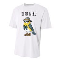 Bird Nerd Funny Bird Watching Birding Bird Lover Watcher Performance Sprint T-Shirt