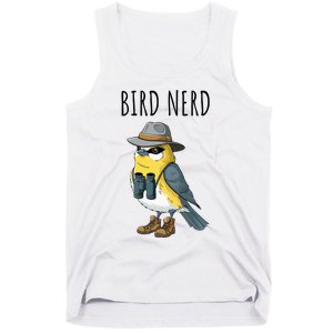 Bird Nerd Funny Bird Watching Birding Bird Lover Watcher Tank Top