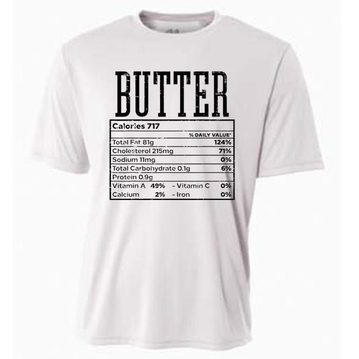 Butter Nutrition Facts Food Matching Family Cooling Performance Crew T-Shirt