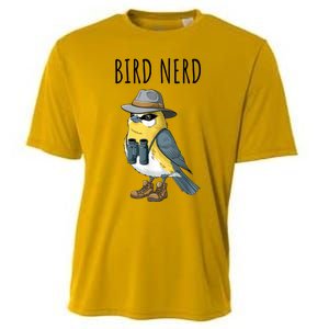 Bird Nerd Funny Bird Watching Birding Bird Lover Watcher Cooling Performance Crew T-Shirt