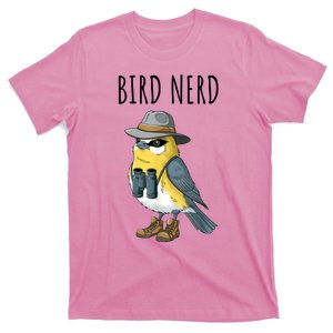 Bird Nerd Funny Bird Watching Birding Bird Lover Watcher T-Shirt