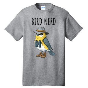 Bird Nerd Funny Bird Watching Birding Bird Lover Watcher Tall T-Shirt