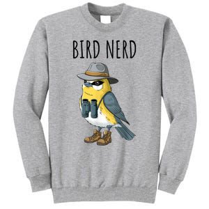 Bird Nerd Funny Bird Watching Birding Bird Lover Watcher Tall Sweatshirt