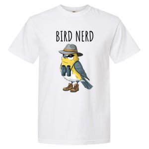 Bird Nerd Funny Bird Watching Birding Bird Lover Watcher Garment-Dyed Heavyweight T-Shirt