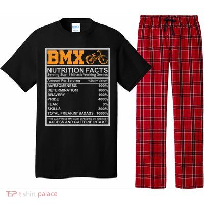 BMX Nutrition Facts Gift Cycling Pajama Set