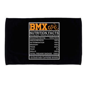 BMX Nutrition Facts Gift Cycling Microfiber Hand Towel