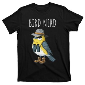 Bird Nerd Funny Bird Watching Birding Bird Lover Watcher T-Shirt