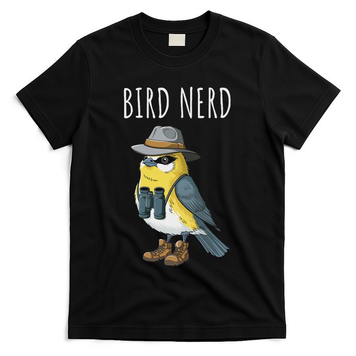 Bird Nerd Funny Bird Watching Birding Bird Lover Watcher T-Shirt