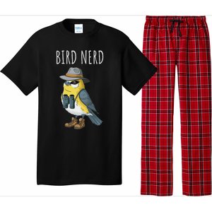 Bird Nerd Funny Bird Watching Birding Bird Lover Watcher Pajama Set