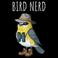 Bird Nerd Funny Bird Watching Birding Bird Lover Watcher Flat Bill Trucker Hat