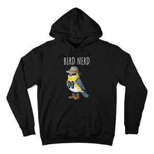 Bird Nerd Funny Bird Watching Birding Bird Lover Watcher Tall Hoodie