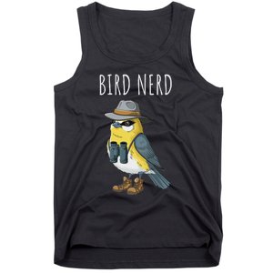 Bird Nerd Funny Bird Watching Birding Bird Lover Watcher Tank Top