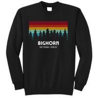 Bighorn National Forest Wyoming Retro Outdoor Adventure Tall Sweatshirt