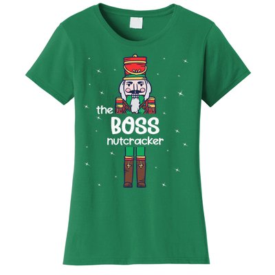 Boss Nutcracker Family Matching Funny Pajama Women's T-Shirt