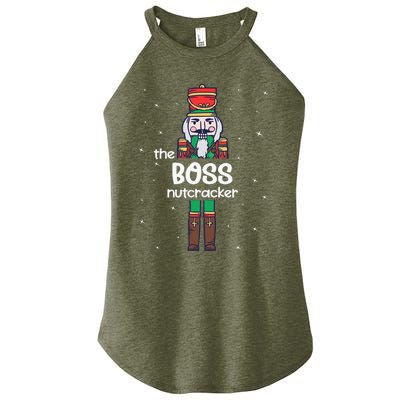 Boss Nutcracker Family Matching Funny Pajama Women's Perfect Tri Rocker Tank