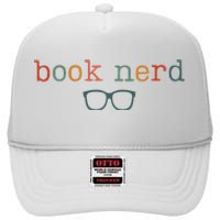 Book Nerd Funny Bookish High Crown Mesh Back Trucker Hat