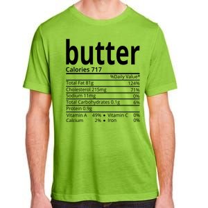 Butter Nutritional Facts Thanksgiving Matching Family Costume Adult ChromaSoft Performance T-Shirt