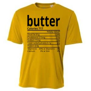 Butter Nutritional Facts Thanksgiving Matching Family Costume Cooling Performance Crew T-Shirt