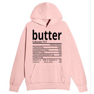 Butter Nutritional Facts Thanksgiving Matching Family Costume Urban Pullover Hoodie