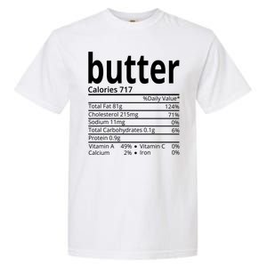 Butter Nutritional Facts Thanksgiving Matching Family Costume Garment-Dyed Heavyweight T-Shirt