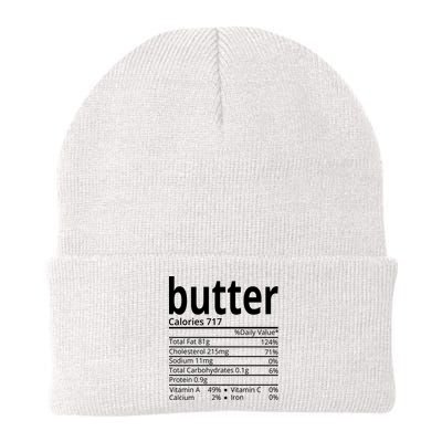 Butter Nutritional Facts Thanksgiving Matching Family Costume Beanie