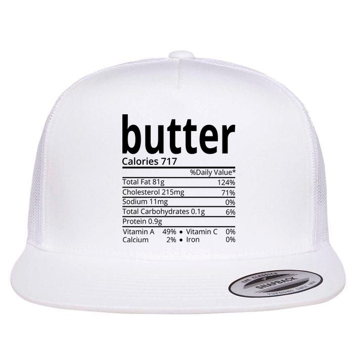 Butter Nutritional Facts Thanksgiving Matching Family Costume Flatbill Hat