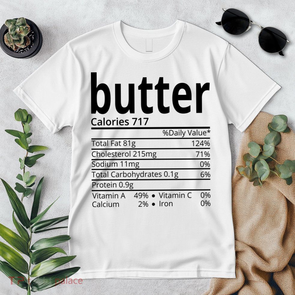 Butter Nutritional Facts Thanksgiving Matching Family Costume Premium T-Shirt
