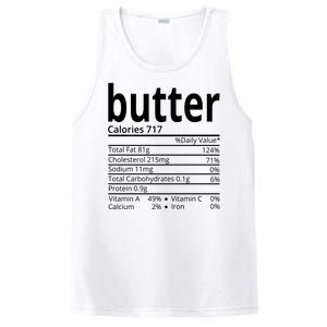 Butter Nutritional Facts Thanksgiving Matching Family Costume PosiCharge Competitor Tank