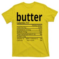 Butter Nutritional Facts Thanksgiving Matching Family Costume T-Shirt