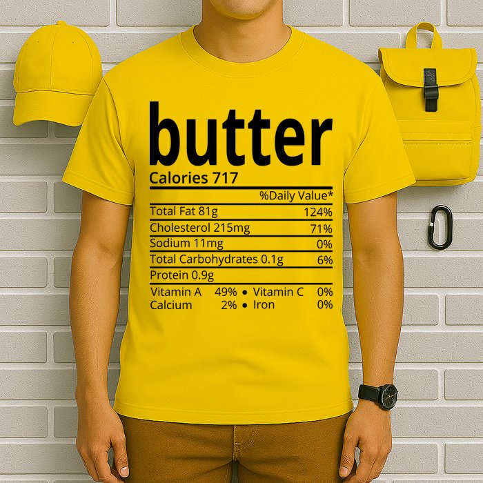 Butter Nutritional Facts Thanksgiving Matching Family Costume T-Shirt