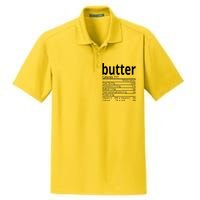 Butter Nutritional Facts Thanksgiving Matching Family Costume Dry Zone Grid Polo