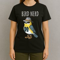 Bird Nerd Funny Bird Watching Birding Bird Lover Watcher T-Shirt