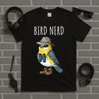 Bird Nerd Funny Bird Watching Birding Bird Lover Watcher T-Shirt