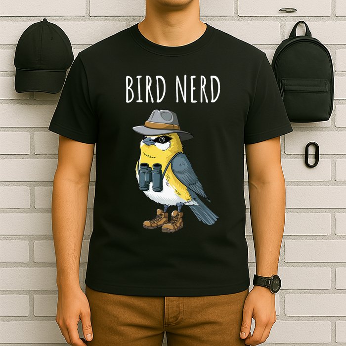 Bird Nerd Funny Bird Watching Birding Bird Lover Watcher T-Shirt