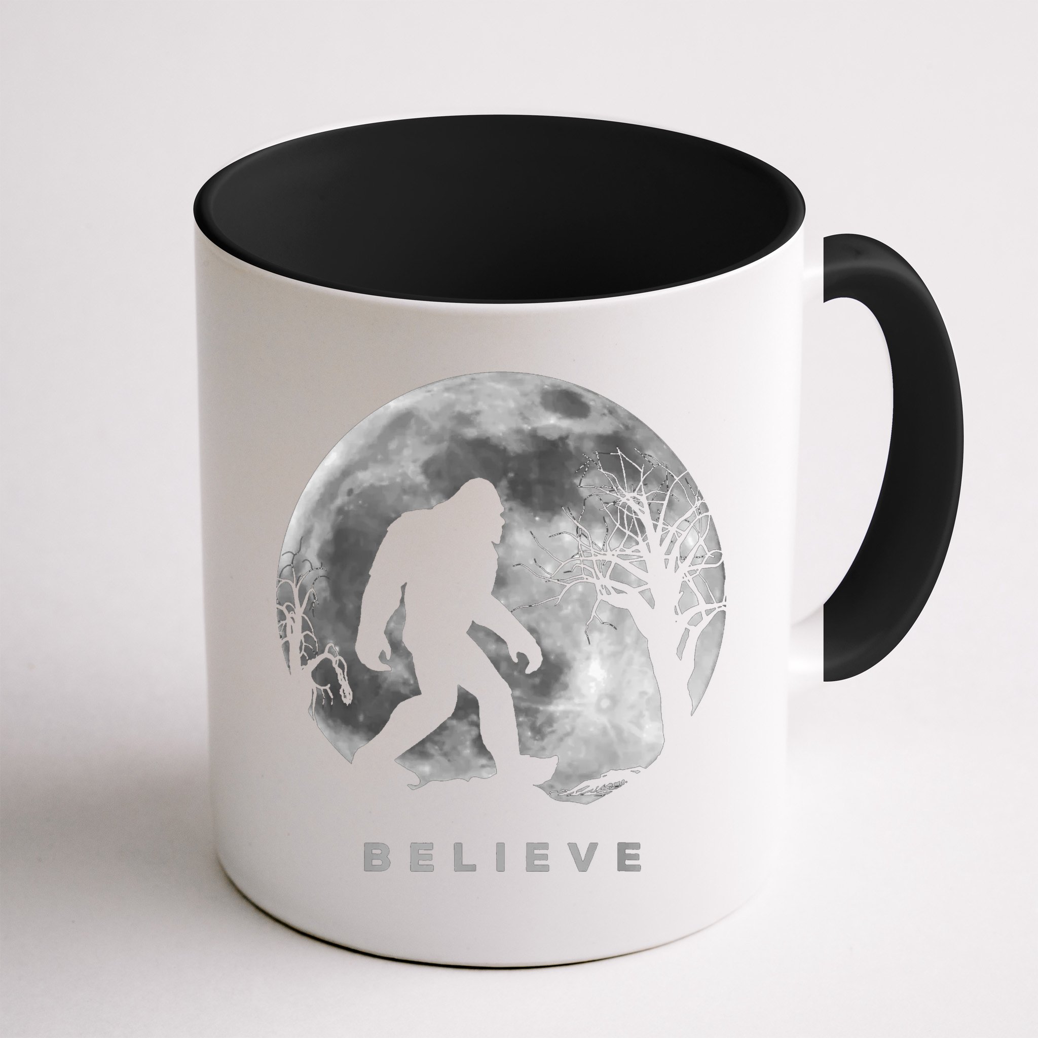 Bigfoot Night Full Moon I Believe Sasquatch Mug