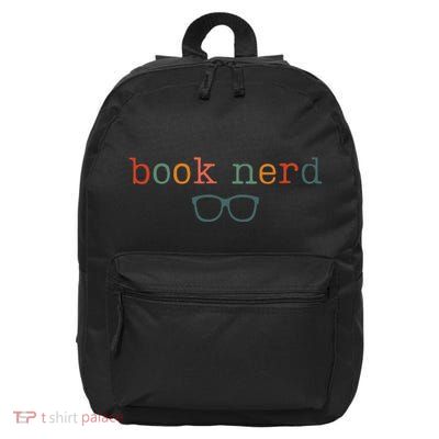 Book Nerd Funny Bookish 16 in Basic Backpack