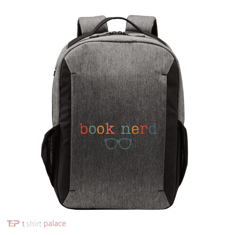 Book Nerd Funny Bookish Vector Backpack