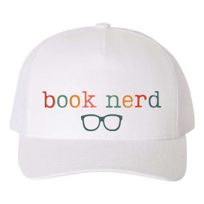 Book Nerd Funny Bookish Yupoong Adult 5-Panel Trucker Hat