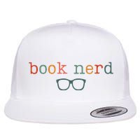 Book Nerd Funny Bookish Flat Bill Trucker Hat