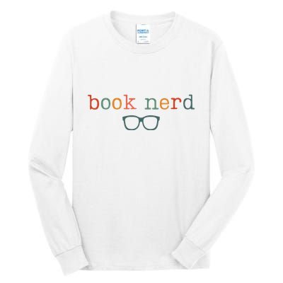 Book Nerd Funny Bookish Tall Long Sleeve T-Shirt