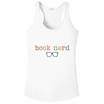 Book Nerd Funny Bookish Ladies PosiCharge Competitor Racerback Tank