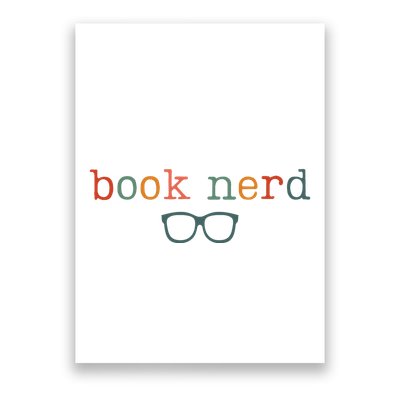 Book Nerd Funny Bookish Poster